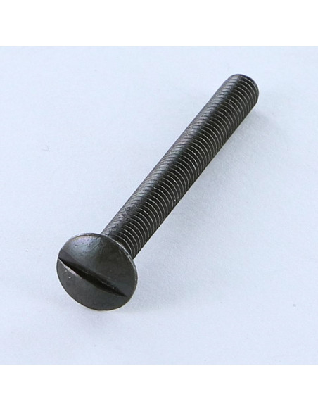 Parafuso de metais cabeça fresada de panela sulcada M5X60 Aço zinco preto