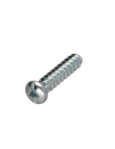 Parafuso Euro cabeça cilíndrica panela Pozi 6X53 Aço zinco branco con