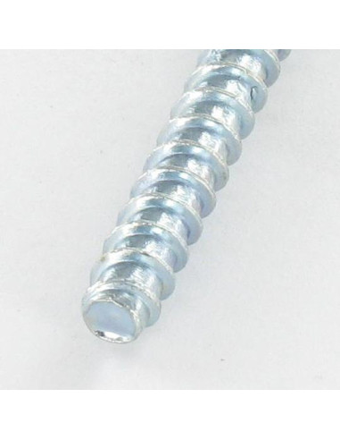 Parafuso Euro cabeça fresada Pozi 5,5 x 38 diâmetro da cabeça 6,5 Aço zinco branco con