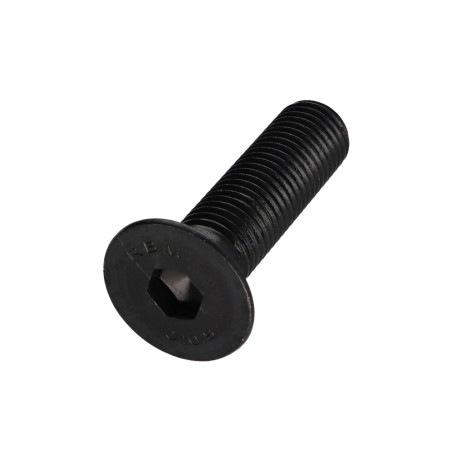 Parafuso de metais cabeça fresada hexagonal oca FHC chave de 10 M14X60 rosca total classe 10.9 Aço bruto