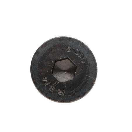 Parafuso de metais cabeça fresada hexagonal oca FHC chave de 10 M14X60 rosca total classe 10.9 Aço bruto