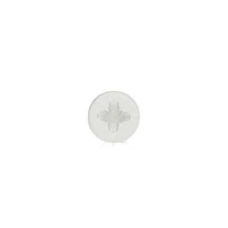 Parafuso de madeira aglomerado Aço inoxidável A2 cabeça fresada Pozi 4X20 lacado a branco 9016
