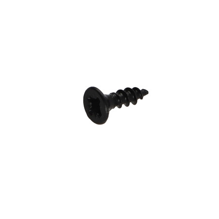 Parafuso de madeira aglomerado Aço inoxidável A2 Preto cabeça fresada Pozi 3,5 x 12