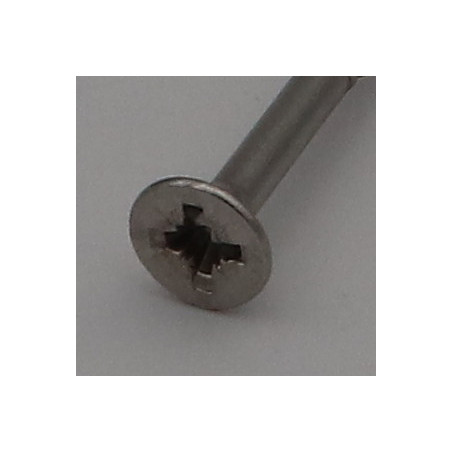 Parafuso de madeira aglomerado Aço inoxidável A2 cabeça fresada Pozi 6X120