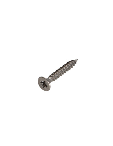 Parafuso de madeira aglomerado Aço inoxidável A2 cabeça fresada Pozi 6X40