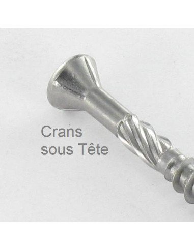 Parafuso de terraço pico cut TEKOR cabeça fresada de panela TORX T15 4X60 cut ponto antifenda tipo 17 Aço
