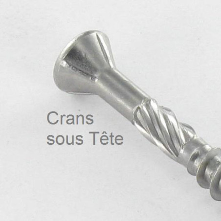 Parafuso de terraço pico cut TEKOR cabeça fresada de panela TORX T25 5X50 cut ponto antifenda tipo 17 Aço
