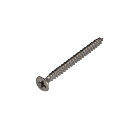 Parafuso de madeira aglomerado Aço inoxidável A2 cabeça fresada Pozi 4,5X70