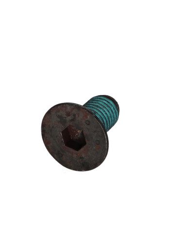 Parafuso de metais cabeça fresada hexagonal oca FHC M12X25 rosca total classe 10.9 chave de 8 aço enferrujado Freio