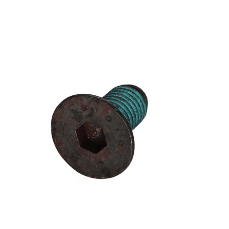 Parafuso de metais cabeça fresada hexagonal oca FHC M12X25 rosca total classe 10.9 chave de 8 aço enferrujado Freio