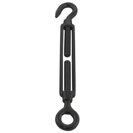 Tensor olho gancho M10 olho 16 Aço inoxidável A4 Preto