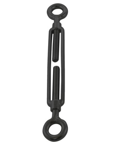 Tensor olho olho M6 olho 10 Aço inoxidável A4 Preto