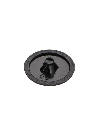 Tampa para Cabeça de Parafuso Polietileno Pozi PZ6 diâmetro da cabeça 12 RAL9005 preto escuro