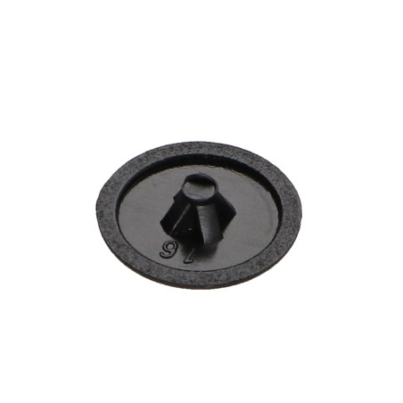 Tampa para Cabeça de Parafuso Polietileno Pozi PZ6 diâmetro da cabeça 12 RAL9005 preto escuro