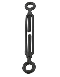 Tensor olho olho M10 olho 16 Aço inoxidável A4 Preto