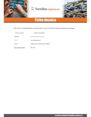 Rebite cego totalmente em aÃ§o ZING 4,8X16 espessura de serrilha 9 con 11 cabeça fresada