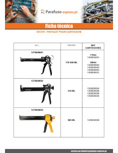 Pistola para Cartuchos 170-300 ML - Parafuso Express 2