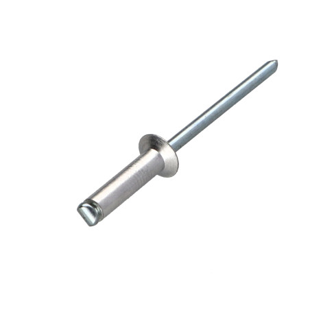 Blindklinknagels Aluminium Staalstaaf 4,8X25 espessura de serrilha 17 con 20 cabeça fresada ALX