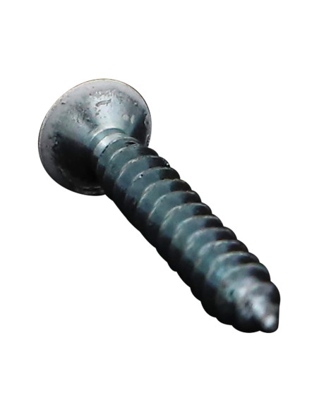 Parfuso de pvc 30 cabeça fresada phillips 4,3X30 Autoperfurante Aço zinco branco RAL9010 branco puro