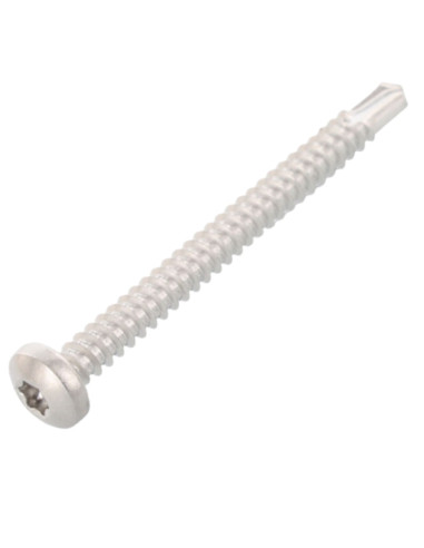 Autoperfurante cabeça cilíndrica 5,5 x 75 TORX T25 Aço inoxidável AISI 410