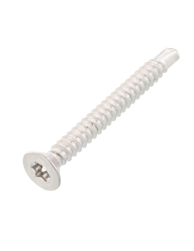 Autoperfurante cabeça fresada 6,3X45 TORX T30 Aço inoxidável AISI 410