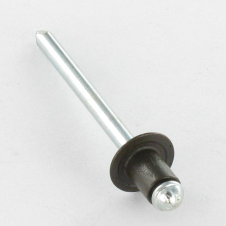 Blindklinknagels Aluminium Staalstaaf 4,8X6 Cabeça redonda padrão RAL8014 castanho sépia