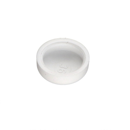 Tampa de proteção de parafuso cabeça cilíndrica panela Parafuso diâmetro ST4.8 Polietileno RAL9010 branco puro