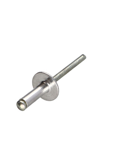 Blindklinknagels Aluminium Staalstaaf 4,8X25 espessura de serrilha 15 con 20 cabeça larga ALX