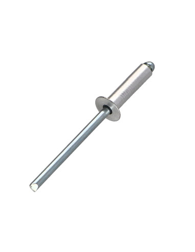 Blindklinknagels Aluminium Staalstaaf 4,8X18 espessura de serrilha 11 con 13 cabeça fresada ALX