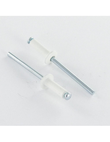 Blindklinknagels Aluminium Staalstaaf 6X14 espessura de serrilha 6 con 8 Cabeça redonda padrão ALX