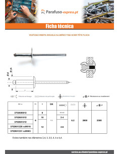 Blindklinknagels Aluminium Staalstaaf 6X14 espessura de serrilha 6 con 8 Cabeça redonda padrão ALX 2