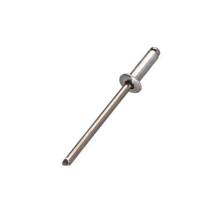 Rebite cego, todo em alumÃ­nio 3,2 x 6 espessura de serrilha 1 con 3 Cabeça redonda padrão SEU