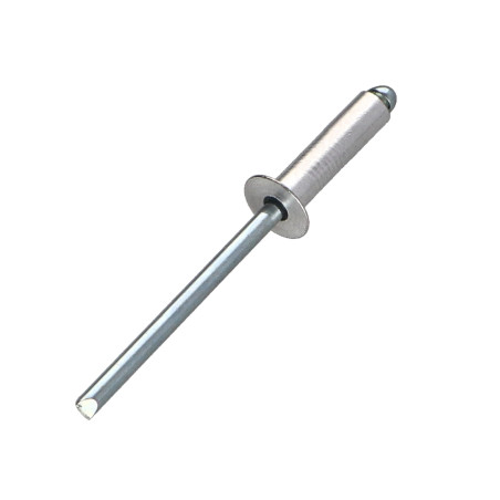 Blindklinknagels Aluminium Staalstaaf 4X14 espessura de serrilha 8 con 14 cabeça fresada ALX
