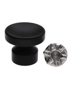 Cabide decorativo Alumínio Preto con fissaggio para placa de gesso L'ATTACHANTE