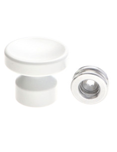 Cabide decorativo Alumínio branco con fissaggio multimateriais L'ATTACHANTE