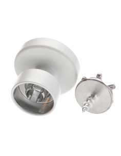 Cabide decorativo Alumínio branco con fissaggio para placa de gesso L'ATTACHANTE 2
