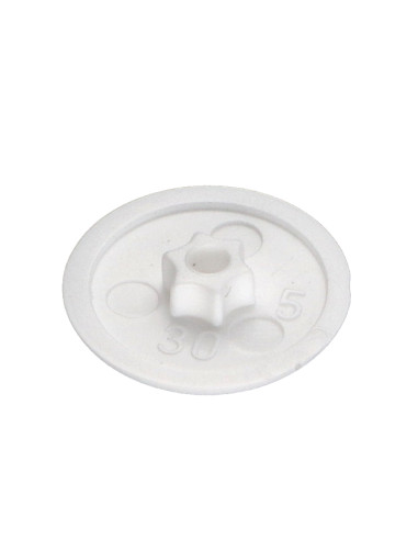 Tampa para Cabeça de Parafuso TORX T30 diâmetro da cabeça 16,5 Polietileno branco