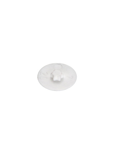 Tampa para Cabeça de Parafuso TORX T15 diâmetro da cabeça 12 Polietileno RAL9010 branco puro