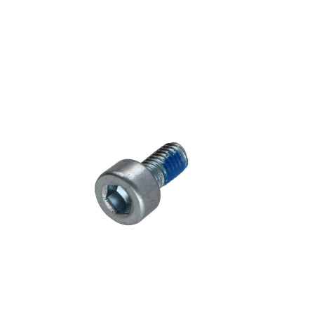 Parafuso de metais Parafuso cabeça oca sextavada M6X8 rosca total Classe 8.8 chave de 5 Aço zinco branco +FRF