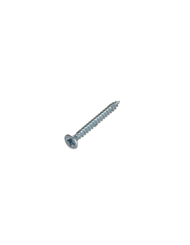 Parafusos de madeira e aglomerado TEKOR cabeça fresada dentado Pozi PZ6 3,5 x 30 cut ponto antifenda tipo 17 rosca