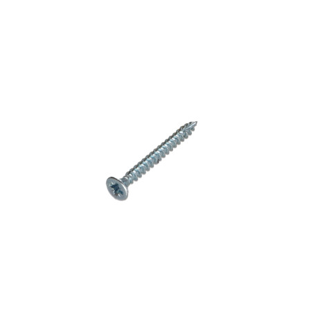Parafusos de madeira e aglomerado TEKOR cabeça fresada dentado Pozi PZ6 3,5 x 30 cut ponto antifenda tipo 17 rosca