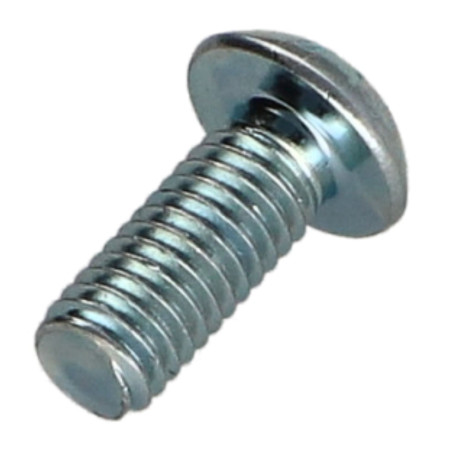 Parafuso de metais cabeça panela TORX T25 M5X6 classe 10.9 Aço zinco branco
