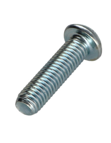 Parafuso de metais cabeça panela TORX T40 M8X35 classe 10.9 Aço zinco branco