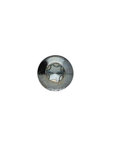 Parafuso de metais cabeça panela TORX T40 M8X35 classe 10.9 Aço zinco branco