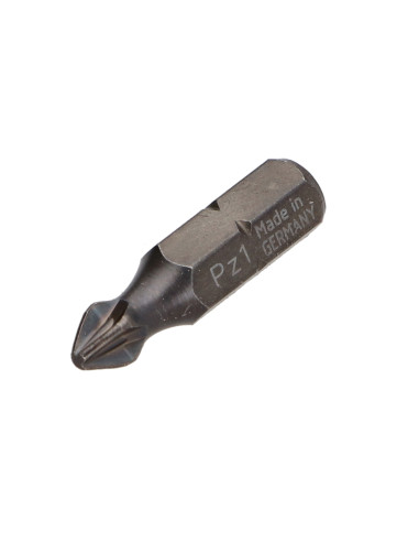 Ponteira Qualidade industrial 1/4" C6.3 Pozi PZ5 comprimento 25