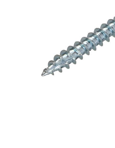 Parafusos de madeira e aglomerado TEKOR cabeça fresada dentado Pozi PZ6 3,5 x 40 cut ponto antifenda tipo 17 rosca