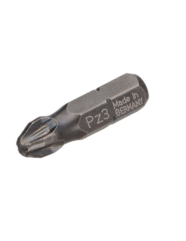 Ponteira Qualidade industrial 1/4" C6.3 Pozi PZ7 comprimento 25