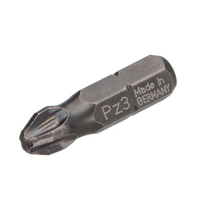 Ponteira Qualidade industrial 1/4" C6.3 Pozi PZ7 comprimento 25