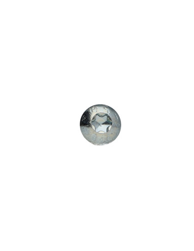 Parafuso de metais cabeça panela TORX T25 M5X12 classe 10.9 Aço zinco branco