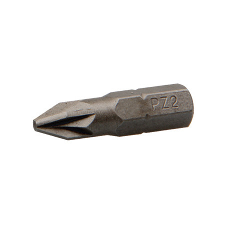 Ponteira Qualidade industrial 1/4" C6.3 Pozi PZ6 comprimento 25